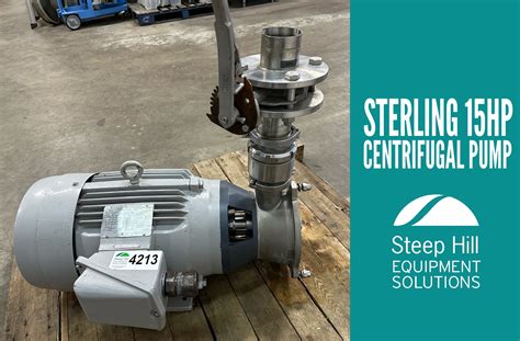 sterling centrifugal pump|sterling pump company.